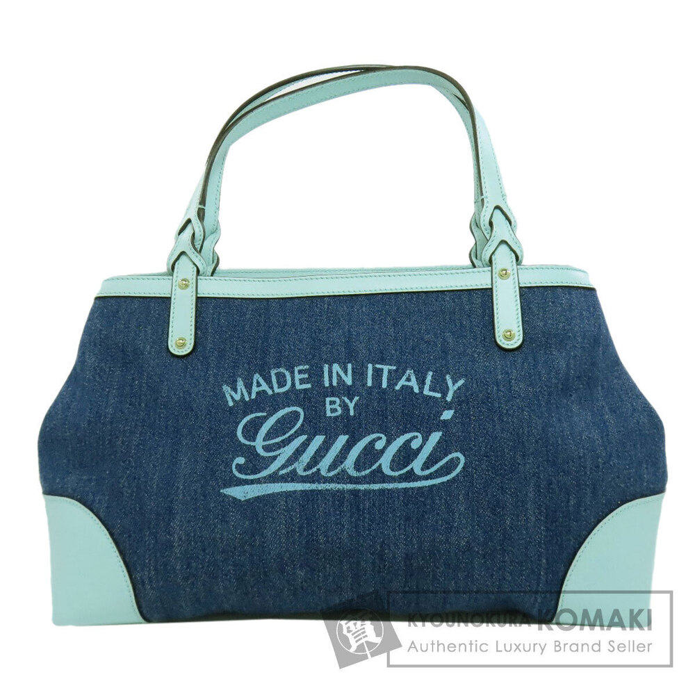 Gucci Craft Denim Tote Bag